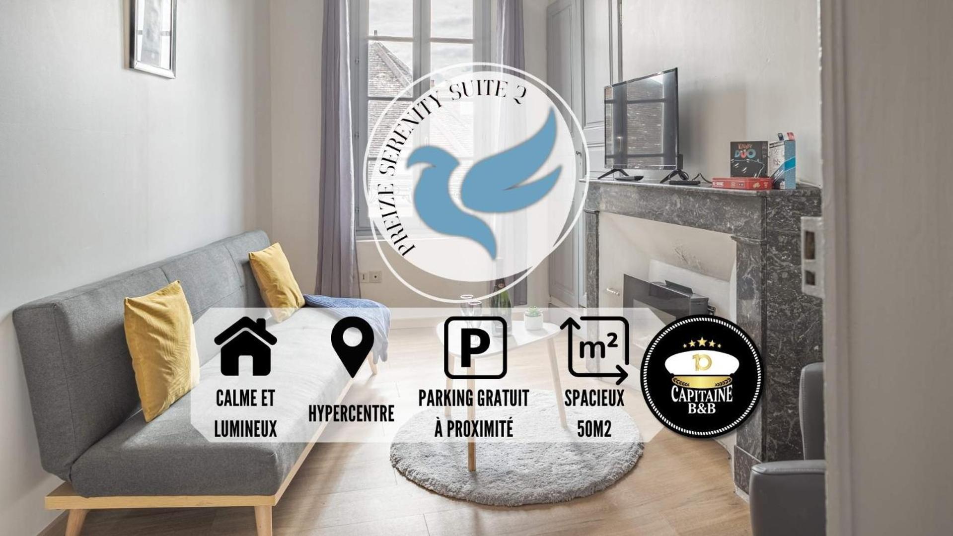 Apartment Preize Serenity 2 - Hypercentre - 2 Pers. Troyes